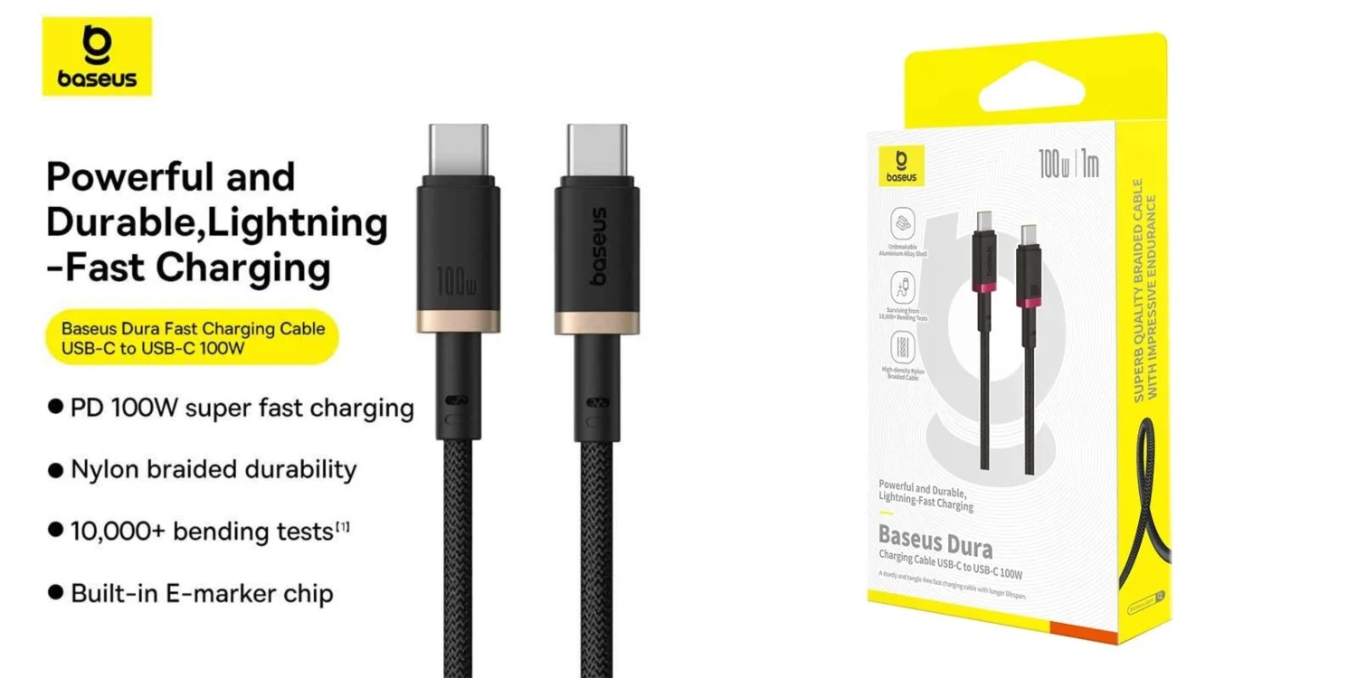 Baseus Dura Series PD 100W Fast Charging