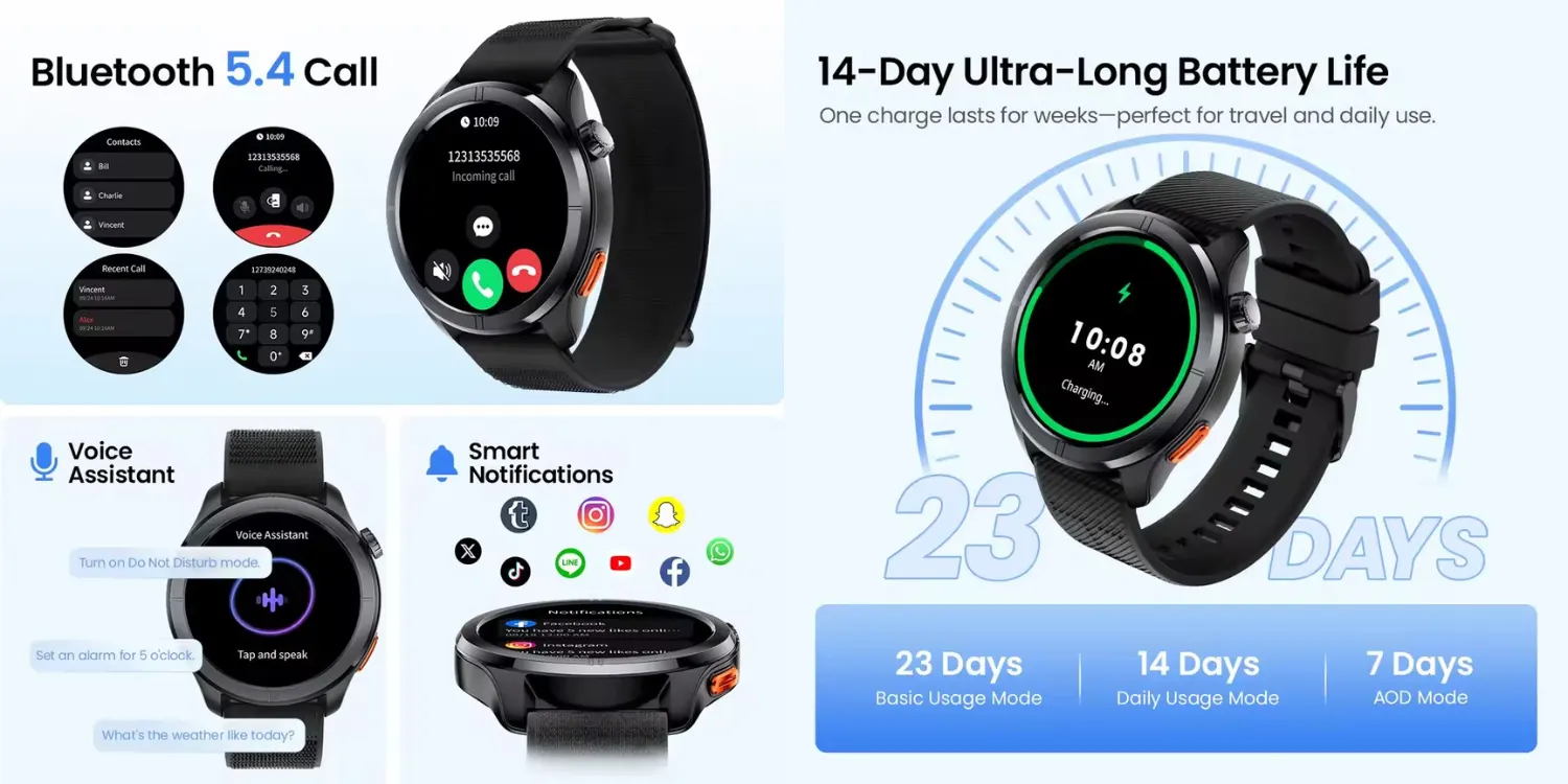HAYLOU Solar Neo 2 Voice Calling Smartwatch