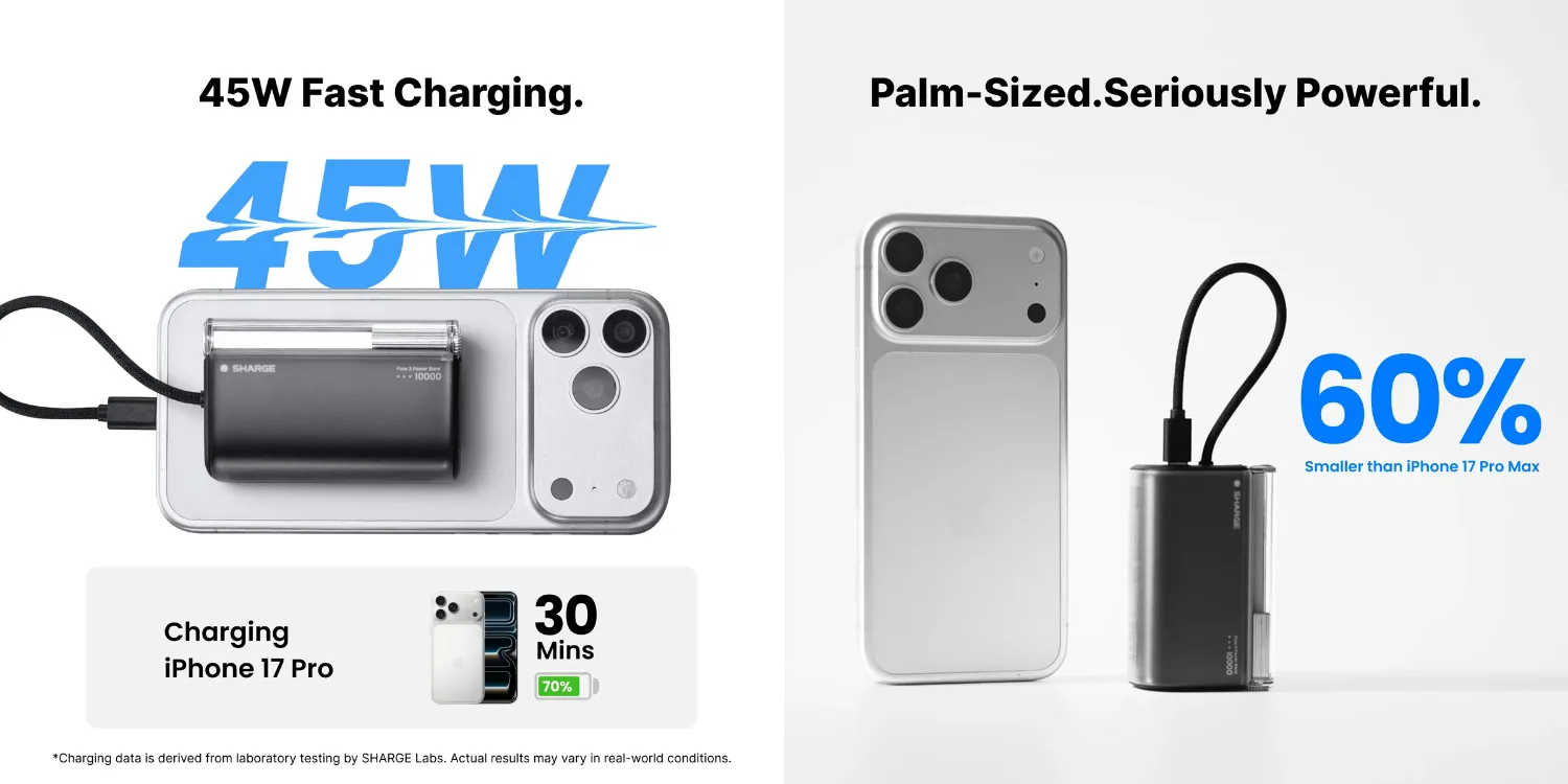 SHARGE Flow 3 Power Bank