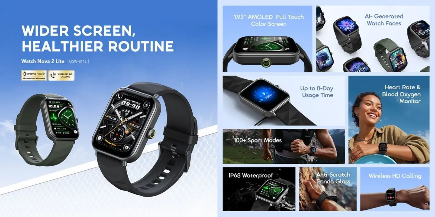 oraimo Watch Nova 2 Lite
